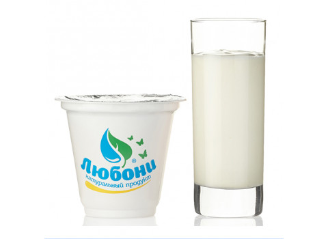 Йогурт 1% клубничный 250 гр. фабрики "Любони"