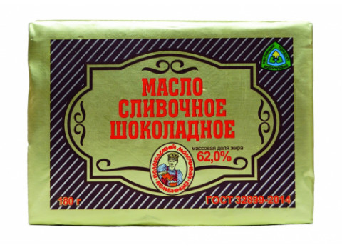 Масло Шоколадное 180 гр. фабрики "Вологодский молочный комбинат"