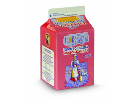 Простокваша «Вологжанка» 2,7% 470 гр. фабрики "Вологодский молочный комбинат"